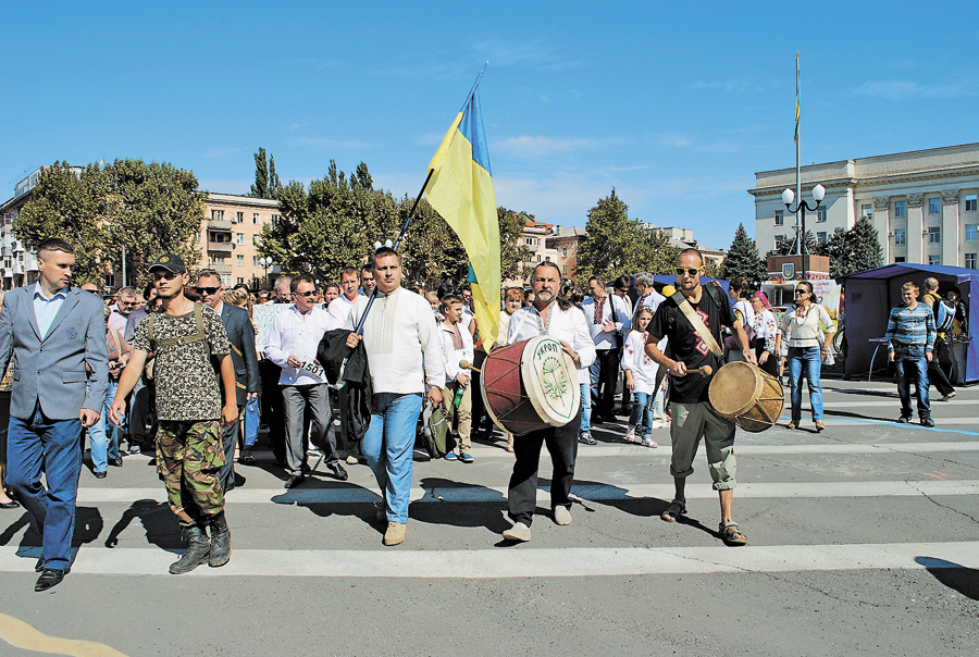 Марш миру і єдності — найкраще свідчення настрою херсонців. Фото автора